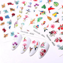 将图片加载到图库查看器，Nails Sticker Nail Art Decorations Flowers Leaves Decals Water Transfer Sliders Woman Face Fruit Foil Manicures Wraps  Water Transfer Nail Decals Sticker For Pretty Girl Self-Adhesive Nail Decals Designer Nail Stickers for Acrylic Decal
