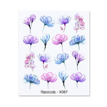 将图片加载到图库查看器，Nails Sticker Nail Art Decorations Flowers Leaves Decals Water Transfer Sliders Woman Face Fruit Foil Manicures Wraps  Water Transfer Nail Decals Sticker For Pretty Girl Self-Adhesive Nail Decals Designer Nail Stickers for Acrylic Decal
