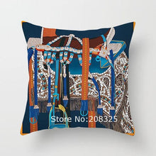 Load image into Gallery viewer, New Horse Cushion Cover Short Plus Luxury Horse Cotton Linen Decorative Pillowcase Cushion Decorative Pillows  Covers for Home Sofa Couch Car Bedrooms 45x45cm
