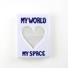 将图片加载到图库查看器，64 Pockets 3 Inches Photo Album Card Holder Receipt Storage Hollow Love Heart Photo Holder Business Card Bag Kpop Photocard Holder Book Polaroid Book Album Gifts For Valentines Day
