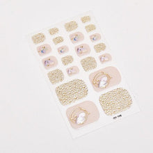 Load image into Gallery viewer, Full Beauty Loveliness Designed Manicure Valentines Nail Art Designer Nail Decals Kids Nails Art Decoration Nail Sticker Set French Tip Guides Stickers French Nail Stickers Form Fringe Guides for Decoration Stencil Tools
