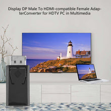 Load image into Gallery viewer, 1 /10PCS 4K Hdmi-compatible 1080P Adapter  Revolution DP To HDMI Compatible With PC TV Laptop And Monitor
