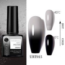Load image into Gallery viewer, Thermal Shiny Nail Polish Change Color Effect Gel UV Semi Permanent Stylish Three Layer Effect For Womens
