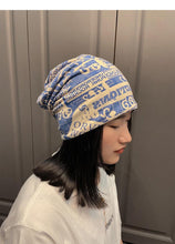 将图片加载到图库查看器，Unisex Beanie Hats Autumn Comfortable Cotton Hat  Men Retro Knitted Hat Women Balaclava Sports Kerchief Bobble Hat  Spring Knit Slouchy Lightweight Knit Hat Slouch Cap Casual Box Skellies Beanies Thin Bonnet Cap Autumn Casual Beanies Hat
