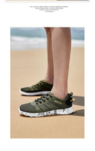 将图片加载到图库查看器，Summer Sport Mens Casual Workout Shoes Air Mesh Sneakers Fashion Foam Footwear Black Beach Water Fisherman Breathable Men Jogging Tennis Sport Sneakers
