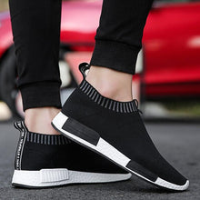 Load image into Gallery viewer, Men's Breathable Running Shoes Casual Fashion Outdoor White Espadrilles Sports Shoes Light Socks Lightweight Breathable Walking Running Shoes Mesh Workout Casual Sports Men's Jogging Sneakers
