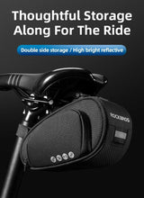 Load image into Gallery viewer, Rainproof Bicycle Bag Shock Proof Bike Bag For Reflective Large Capacity Seat Bike Bag Accessories Bag Seat Bag Bike Bag Under Seat Bicycle Bag Cycling Accessories Storage Pouch Bike For Mountain Road Bike
