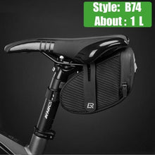 Load image into Gallery viewer, Rainproof Bicycle Bag Shock Proof Bike Bag For Reflective Large Capacity Seat Bike Bag Accessories Bag Seat Bag Bike Bag Under Seat Bicycle Bag Cycling Accessories Storage Pouch Bike For Mountain Road Bike
