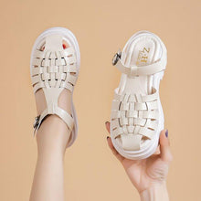 将图片加载到图库查看器，Platform Women's Sandals Summer Fashion Women Beach Classic Sandal Comfortable Beach  Pool Platforms Sandals With Buckle Open Toe Ankle Strap Thick-Soled Casual Women's Shoes
