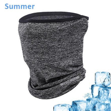 将图片加载到图库查看器，Cycling Headwear Winter Men Anti-sweat Breathable Cycling Face Cover Running Bicycle Bandana Sports Scarf Headband Neck Gaiter Face Mask Scarf Dust Sun Protection Cool Lightweight Windproof Breathable Fishing Hiking Running Cycling
