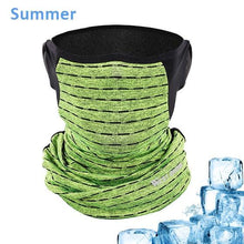 将图片加载到图库查看器，Cycling Headwear Winter Men Anti-sweat Breathable Cycling Face Cover Running Bicycle Bandana Sports Scarf Headband Neck Gaiter Face Mask Scarf Dust Sun Protection Cool Lightweight Windproof Breathable Fishing Hiking Running Cycling

