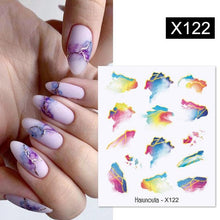 将图片加载到图库查看器，Spring Simple Green Theme Water Decal Sticker Flower Leaf Tree Summer Slider For Manicuring Nail Art Watermarks Art Decoration Manicure Tools Nail Watermark Decals iridescent Decoration Nail Self-Adhesive Decals Nail Stickers Water Transfer Fresh Nail
