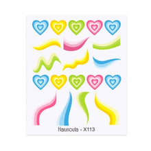 将图片加载到图库查看器，Cool Geometrics Pattern Water Decals Stickers Flower Leaves Slider For Nails Spring Summer Nail Art Decoration Tattoos Women Nail Art Stickers Water Transfer Decals Design Nail Art Supplies Manicure Acrylic Nail Foil Stencils Decorations
