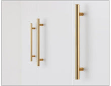 将图片加载到图库查看器，Black Golden Cupboard Handle Brushed Stainless Steel Kitchen Cabinet Door Knob Furniture Handle Drawer Pull Hardware Stainless Steel Kitchen Drawer Pulls Cabinet Handles
