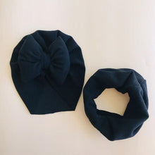 Load image into Gallery viewer, Baby Cotton Hat  Autumn Winter Children Scarf Hat Sets  Bowknot Ear Baby Girl Boy Warm Beanies Cap Neck Warmer Scarf Fleece Balaclava Hood Ski Mask Cold Weather Face Mask Neck Warmer Winter Nose Warmer
