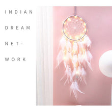 Load image into Gallery viewer, Dream Catcher Led Handmade Dream-catcher Traditional Feather Hanging Home Wall Decoration  Night Dream Catchers  Decor Ornament Wall Hanging Wind Chimes For Home Room Decoration
