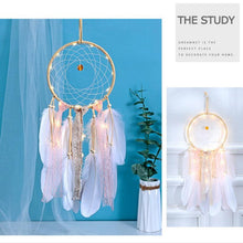 Load image into Gallery viewer, Dream Catcher Led Handmade Dream-catcher Traditional Feather Hanging Home Wall Decoration  Night Dream Catchers  Decor Ornament Wall Hanging Wind Chimes For Home Room Decoration
