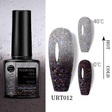 Load image into Gallery viewer, Luxury Modern Elegant Colorful Diamond Gel Nail Polish UV Temperature Color Changing Elegant Fashion Rainbow Colors For Womens
