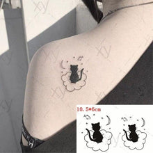 将图片加载到图库查看器，Waterproof Temporary Tattoo Lavender Stickers Butterfly Flower Luxury Small Tattoo For Body Arm
