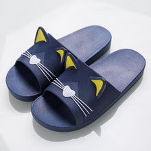 将图片加载到图库查看器，Women Men Summer Slippers Slide Sandals Beach Flip Flops Cats Thick Bottom Couple Boys Girls Comfort Shoes Fashion Outdoor Slides Beach Pool Gym House Slipper
