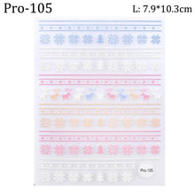 将图片加载到图库查看器，5D Sweater Nail Sticker Acrylic Engraved Winter Charm Designs Beauty Cloth Christmas Patterns Nails Art Decoration Tools  Nail Art Stickers Decor Tip Transfer Nail Decals Sticker For Pretty Girl Self-Adhesive Nail Decals Designer Nail Stickers
