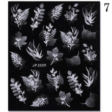Load image into Gallery viewer, White Embossed Flower Lace 5D Sticker Decal Wedding Nail Art Designs Floral Flower Transfer Decal  Geometry  3D Wave Design Decoration for Women Girls Tape Nail Art Stickers Decal Decoration Geometry Transfer Decals Nail Art Decorations Decoration Decal
