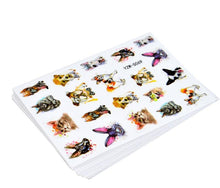 将图片加载到图库查看器，Water Decal Nail Art Decorations Nail Sticker Tattoo Full Cover Beauty Decals Manicure Supplies Accessories  Women Kids Girls Manicure Decoration Nail Art Supplies 3D Self-Adhesive Nail Decals Designer Nail Stickers for Acrylic Nails
