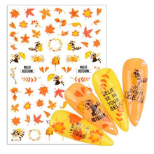 将图片加载到图库查看器，Water Decal Nail Art Decorations Nail Sticker Tattoo Full Cover Beauty Decals Manicure Supplies Accessories  Women Kids Girls Manicure Decoration Nail Art Supplies 3D Self-Adhesive Nail Decals Designer Nail Stickers for Acrylic Nails
