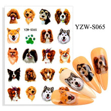 将图片加载到图库查看器，Water Decal Nail Art Decorations Nail Sticker Tattoo Full Cover Beauty Decals Manicure Supplies Accessories  Women Kids Girls Manicure Decoration Nail Art Supplies 3D Self-Adhesive Nail Decals Designer Nail Stickers for Acrylic Nails
