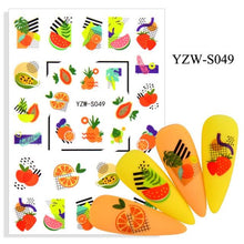 将图片加载到图库查看器，Water Decal Nail Art Decorations Nail Sticker Tattoo Full Cover Beauty Decals Manicure Supplies Accessories  Women Kids Girls Manicure Decoration Nail Art Supplies 3D Self-Adhesive Nail Decals Designer Nail Stickers for Acrylic Nails
