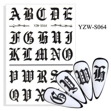 将图片加载到图库查看器，Water Decal Nail Art Decorations Nail Sticker Tattoo Full Cover Beauty Decals Manicure Supplies Accessories  Women Kids Girls Manicure Decoration Nail Art Supplies 3D Self-Adhesive Nail Decals Designer Nail Stickers for Acrylic Nails
