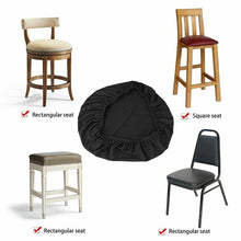 将图片加载到图库查看器，Spandex Dining Room Chair Seat Covers Removable Washable Elastic Cushion Covers For Oblong Square Round Chair Dining Chair Seat Covers for Dining Room Chairs Stretch Jacquard Dining Room Chair Seat Covers
