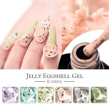 将图片加载到图库查看器，TREND Popular Luxury Interesting Nail Gel Nail Polish Permanent Jelly Eggshell Gel Polish Luxury Eggshell Design For Womens and Girls

