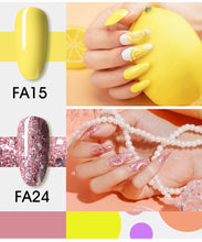 Load image into Gallery viewer, Luxury Womens Pink Shiny Nail Gel Polish Varnish Permanent UV Gel Popular High Quality Colorful Nail Polish
