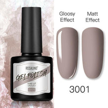 Load image into Gallery viewer, Shiny Womens Gel Nail Polish Permanent Painting Glossy Matte Effect For Manicure Nail Art Design For Womens and Girls
