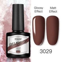 Load image into Gallery viewer, Shiny Womens Gel Nail Polish Permanent Painting Glossy Matte Effect For Manicure Nail Art Design For Womens and Girls
