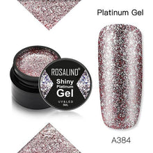 Load image into Gallery viewer, Luxury Modern Crystal Shiny Gel Nail Polish Painting Nails Art Design Diamond Manicure Gel Luxury Design For Women and Girls
