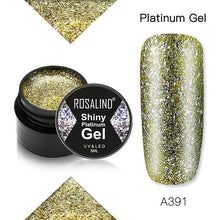 Load image into Gallery viewer, Luxury Modern Crystal Shiny Gel Nail Polish Painting Nails Art Design Diamond Manicure Gel Luxury Design For Women and Girls

