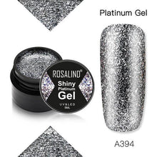 Load image into Gallery viewer, Luxury Modern Crystal Shiny Gel Nail Polish Painting Nails Art Design Diamond Manicure Gel Luxury Design For Women and Girls
