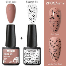 Load image into Gallery viewer, Luxury Gel Nail Polish Permanent Glossy Matte Egg Effect Elegant Stylish Eggshell Design For Women And Lady Nail Gel
