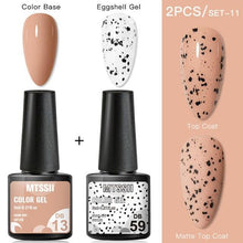 Load image into Gallery viewer, Luxury Gel Nail Polish Permanent Glossy Matte Egg Effect Elegant Stylish Eggshell Design For Women And Lady Nail Gel
