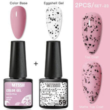 Load image into Gallery viewer, Luxury Gel Nail Polish Permanent Glossy Matte Egg Effect Elegant Stylish Eggshell Design For Women And Lady Nail Gel
