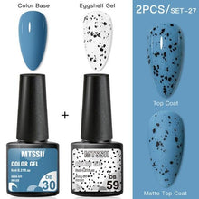 Load image into Gallery viewer, Luxury Gel Nail Polish Permanent Glossy Matte Egg Effect Elegant Stylish Eggshell Design For Women And Lady Nail Gel

