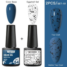 Load image into Gallery viewer, Luxury Gel Nail Polish Permanent Glossy Matte Egg Effect Elegant Stylish Eggshell Design For Women And Lady Nail Gel
