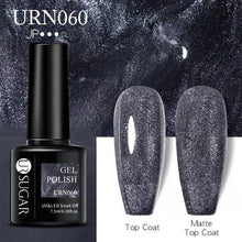 将图片加载到图库查看器，Matte Pink Blue Gel Nail Polish Semi Permanent LED Nail Art Design Elegant Warm Colors For Womens

