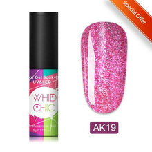 将图片加载到图库查看器，Matte Pink Blue Gel Nail Polish Semi Permanent LED Nail Art Design Elegant Warm Colors For Womens
