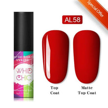 将图片加载到图库查看器，Matte Pink Blue Gel Nail Polish Semi Permanent LED Nail Art Design Elegant Warm Colors For Womens
