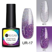 Load image into Gallery viewer, 2022 NEW Purple Gel Nail Polish UV Color Changing Gel Nail Polish Stylish Three Layer Effect For Womens
