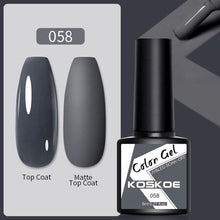 Load image into Gallery viewer, Womens Glossy Colorful 8ml Nail Gel Polish Permanent UV LED Summer Winter High Quality Fashion Design
