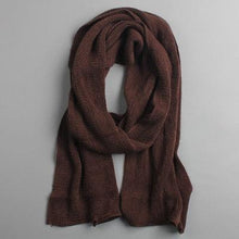 将图片加载到图库查看器，NEW Arrived Men's Fashion Winter Soft Long Thick Warm Scarf Lightweight Knit Spring Unisex Soft Scarves Size Elegant Male Cashmere Neckerchief Warmer Scarves For Men Women
